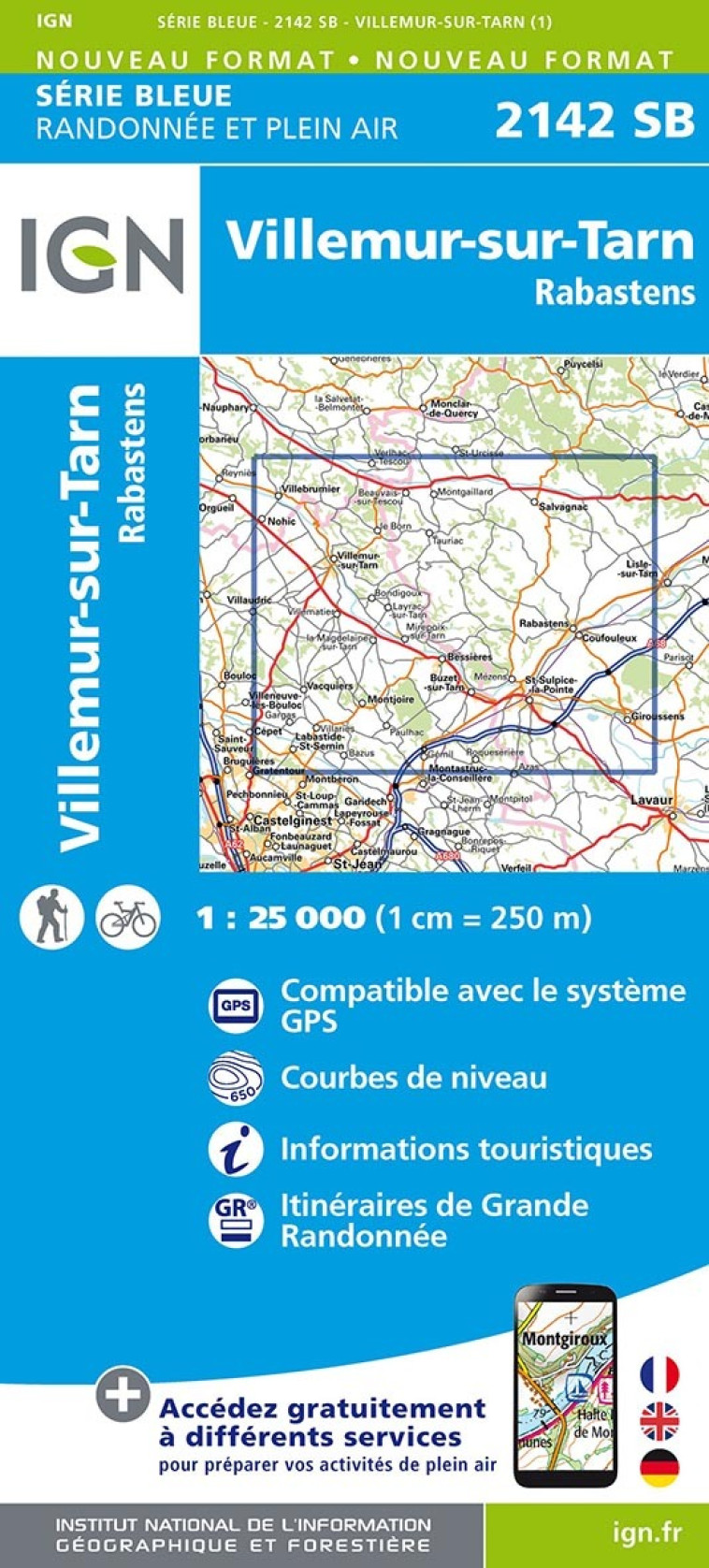 2142Sb Villemur-Sur-Tarn.Rabastens - XXX - IGN