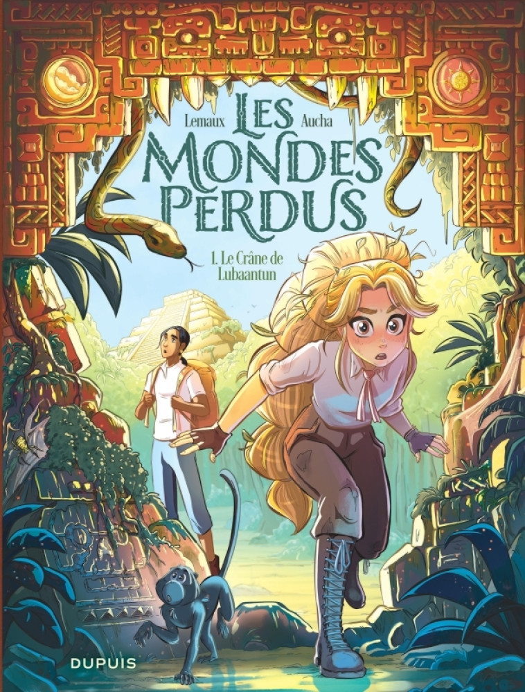 Les Mondes perdus - Tome 1 - Le Crâne de Lubaantun - Aucha Aucha, Lemaux Piedfert Isabelle Lemaux Piedfert Isabelle, Lemaux-Piedfert Isabelle Lemaux-Piedfert Isabelle,  Aucha,  Lemaux-Piedfert Isabelle - DUPUIS