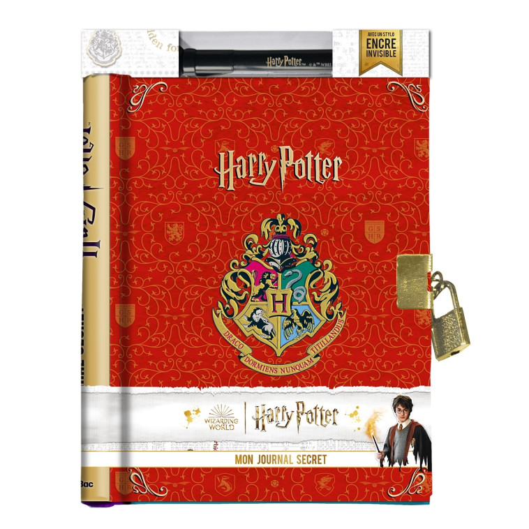 Harry Potter - Mon journal secret  (avec encre invisible) - Playbac Éditions Playbac Éditions,  PLAYBAC EDITIONS,  PLAYBAC EDITIONS - PLAY BAC