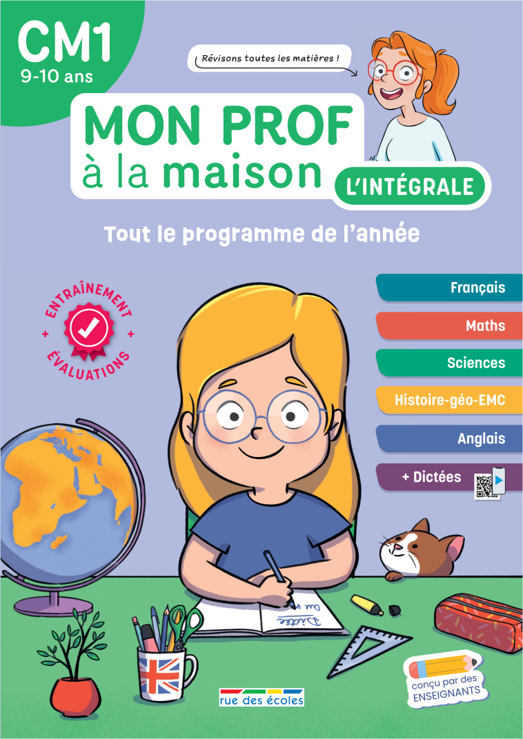 Mon prof à la maison - L'intégrale CM1 - Toute mon année - Barbara Remy, Maxime Paul, Barbara Remy, Maxime Paul - RUE DES ECOLES