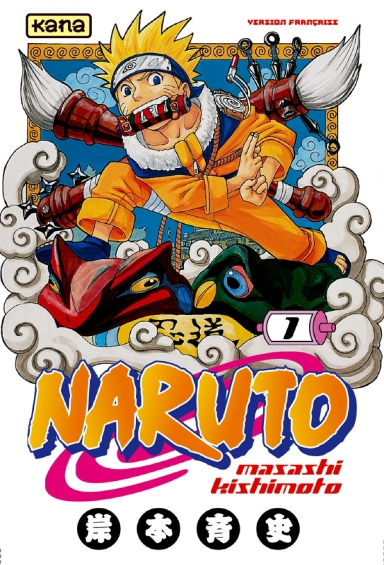 Naruto - Tome 1 avec Sticker euro - Masashi Kishimoto Masashi Kishimoto,  MASASHI KISHIMOTO,  MASASHI KISHIMOTO - KANA