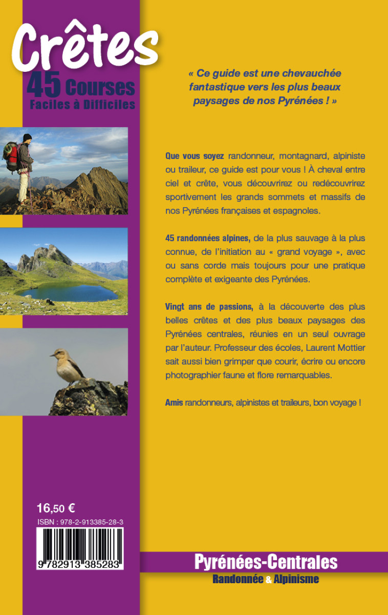 Rando crêtes - 45 courses - Pyrénées-Centrales - Laurent Mottier - 3 SUP