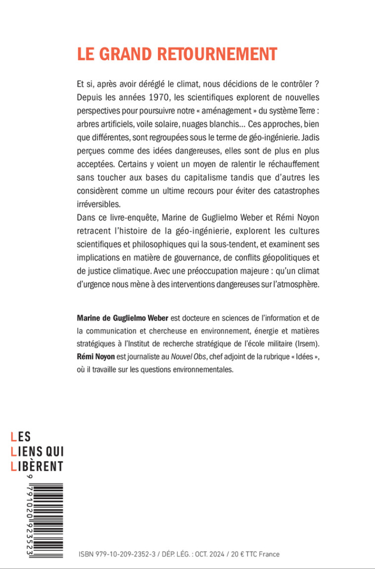 Le grand retournement -  NOYON REMI/DEGUGLIELMO MARINE, Marine Deguglielmo, Rémi Noyon - LIENS LIBERENT