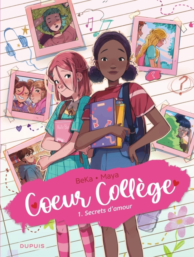 COEUR COLLEGE - TOME 1 - SECRETS D'AMOUR - Beka Beka, Maya Maya,  BeKa,  Maya - DUPUIS