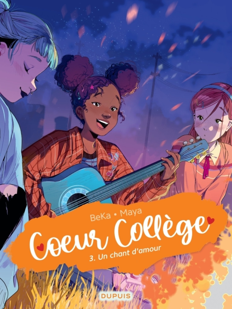 Coeur Collège - Tome 3 - Un chant d'amour - Beka Beka, Maya Maya,  BeKa,  Maya - DUPUIS