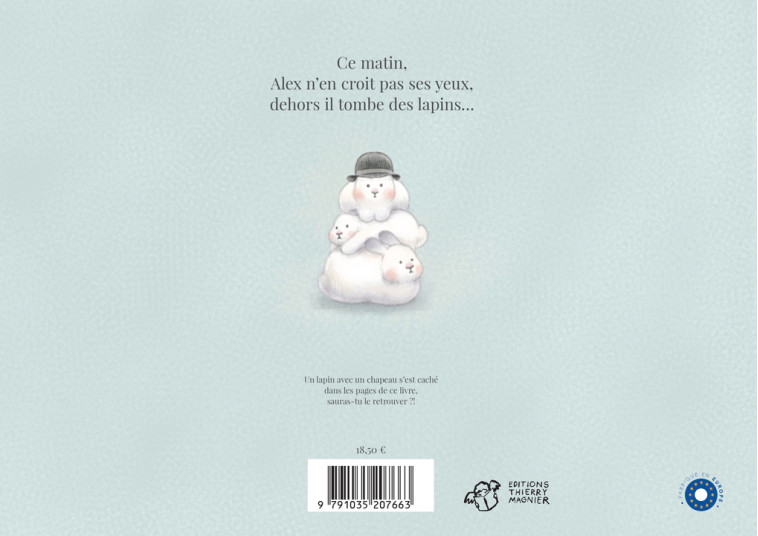 Il tombe des lapins -  ZHENG HUIFANG, Huifang Zheng, Huifang Zheng - THIERRY MAGNIER
