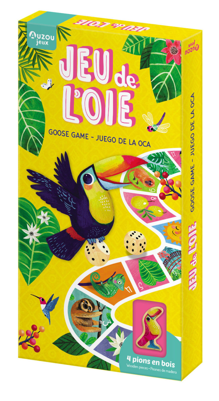 Jeu de l'oie - Miriam BOS, Miriam BOS - AUZOU