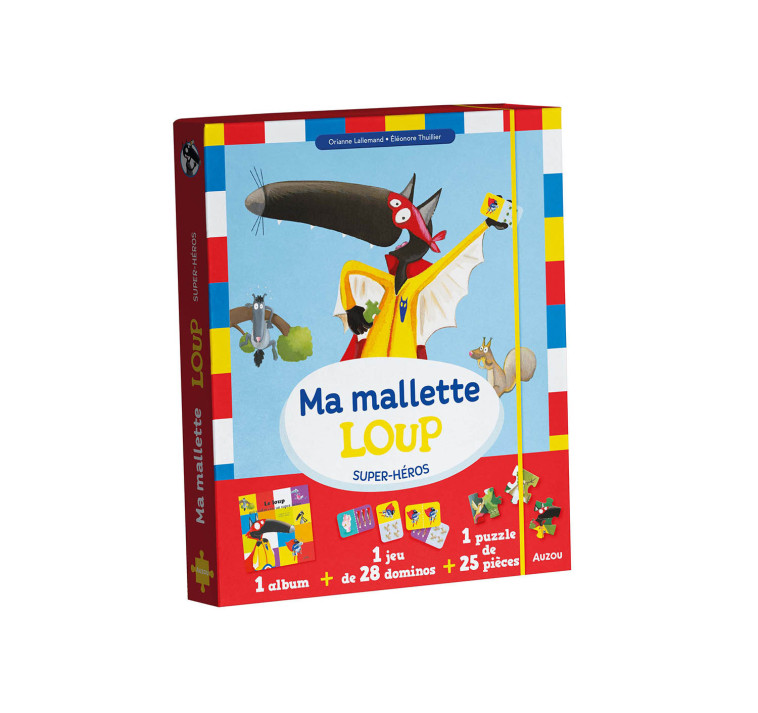 Ma p'tite mallette - Loup super héros - Orianne Lallemand, Éléonore THUILLIER, Orianne Lallemand, Éléonore THUILLIER - AUZOU