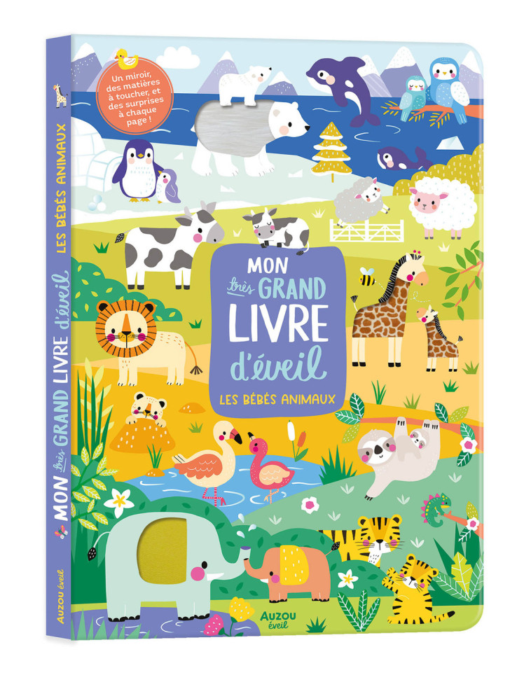 Mon très grand livre d'éveil - Les bébés animaux - Wendy Kendall, Wendy Kendall, Wendy Kendall - AUZOU