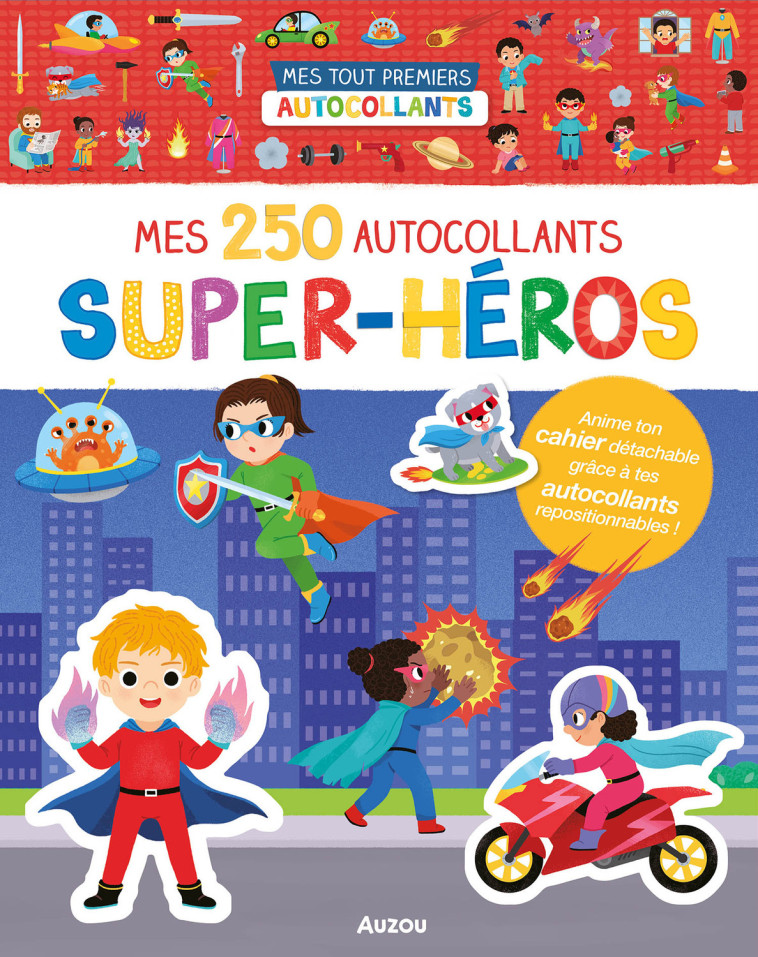 Mes tout premiers autocollants - 250 autocollants - Super-héros - Yi-hsuan Wu, Yi-hsuan Wu - AUZOU