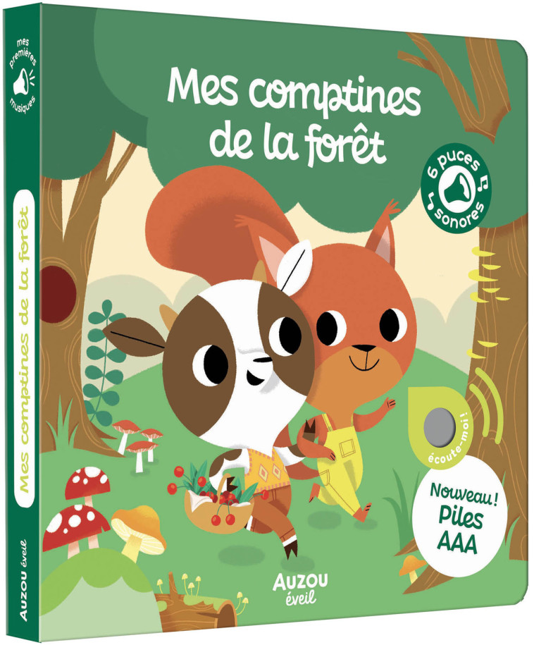 Mes premiers sonores - Mes comptines de la forêt - Héloïse Mab, Héloïse Mab - AUZOU
