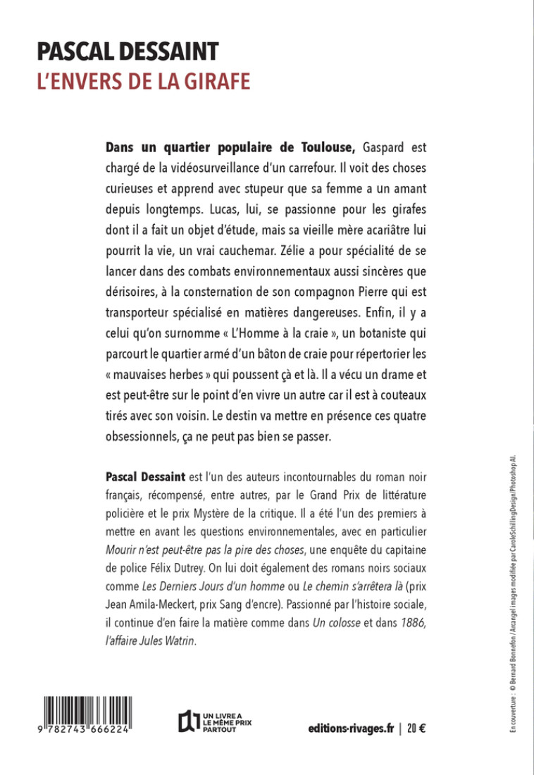 L'Envers de la girafe - PASCAL DESSAINT, PASCAL DESSAINT - RIVAGES