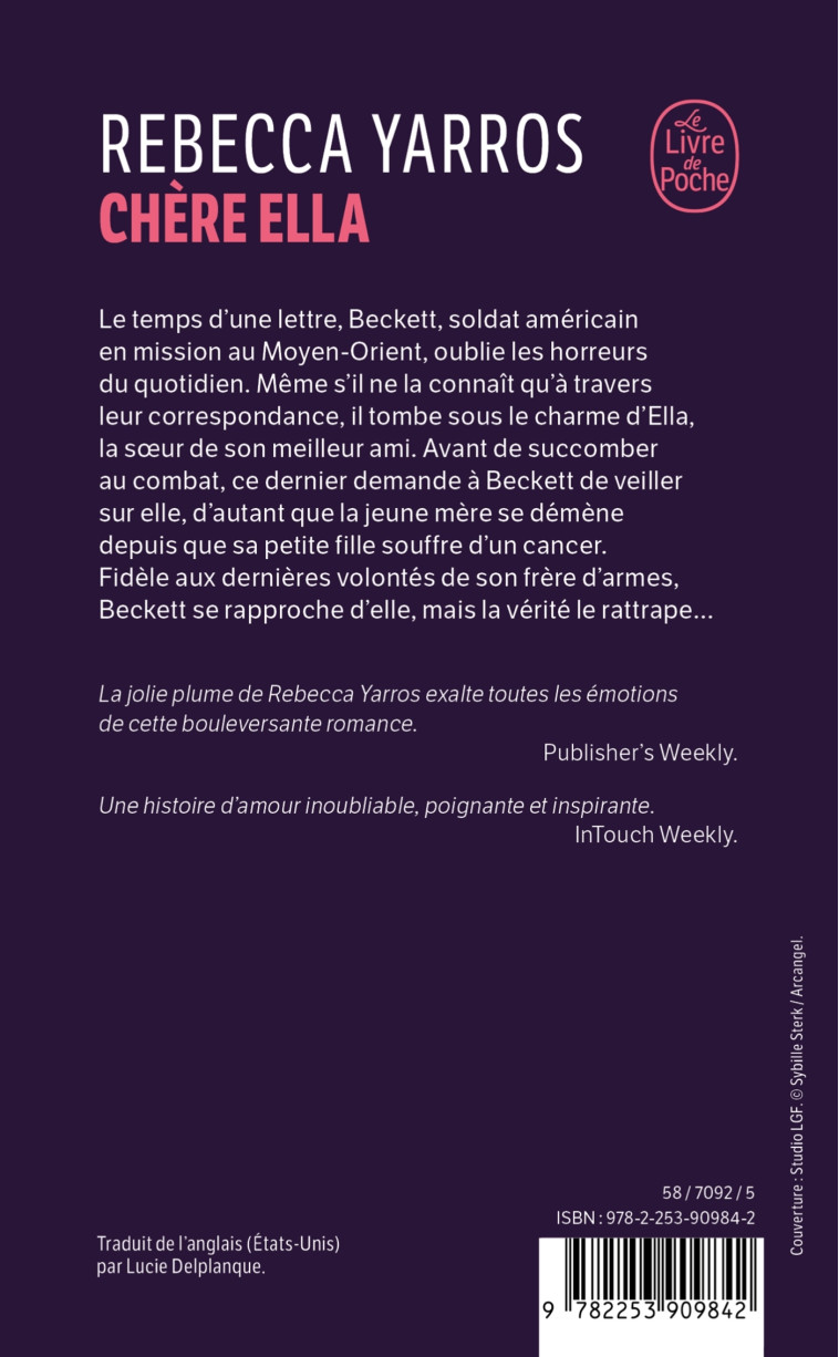 Chère Ella - Rebecca Yarros - LGF