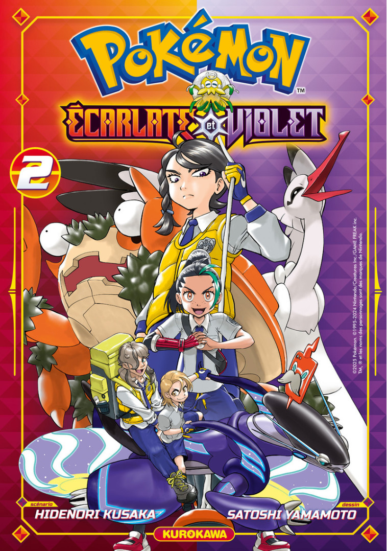 Pokémon Ecarlate et Violet - tome 2 - Hidenori Kusaka, Satoshi Yamamoto, Fabien Vautrin, Satoshi Yamamoto - KUROKAWA