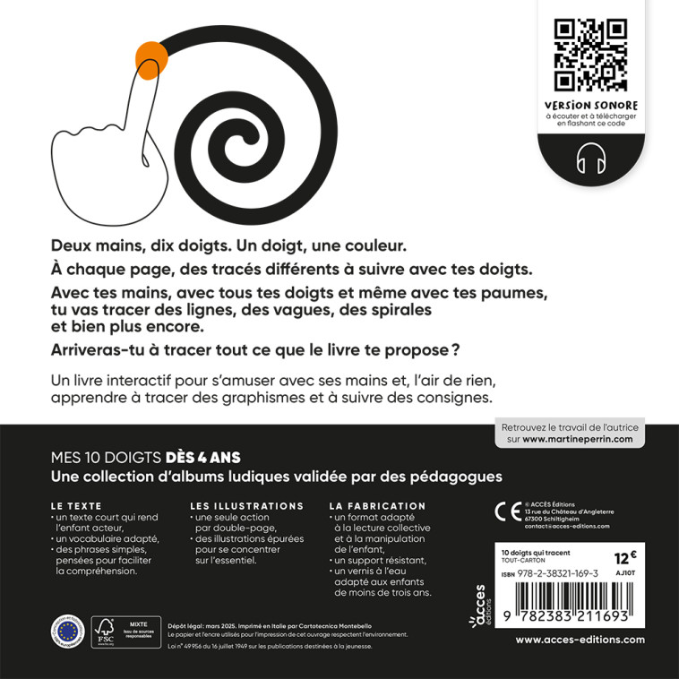 10 DOIGTS QUI TRACENT - Martine Perrin, Martine Perrin - ACCES
