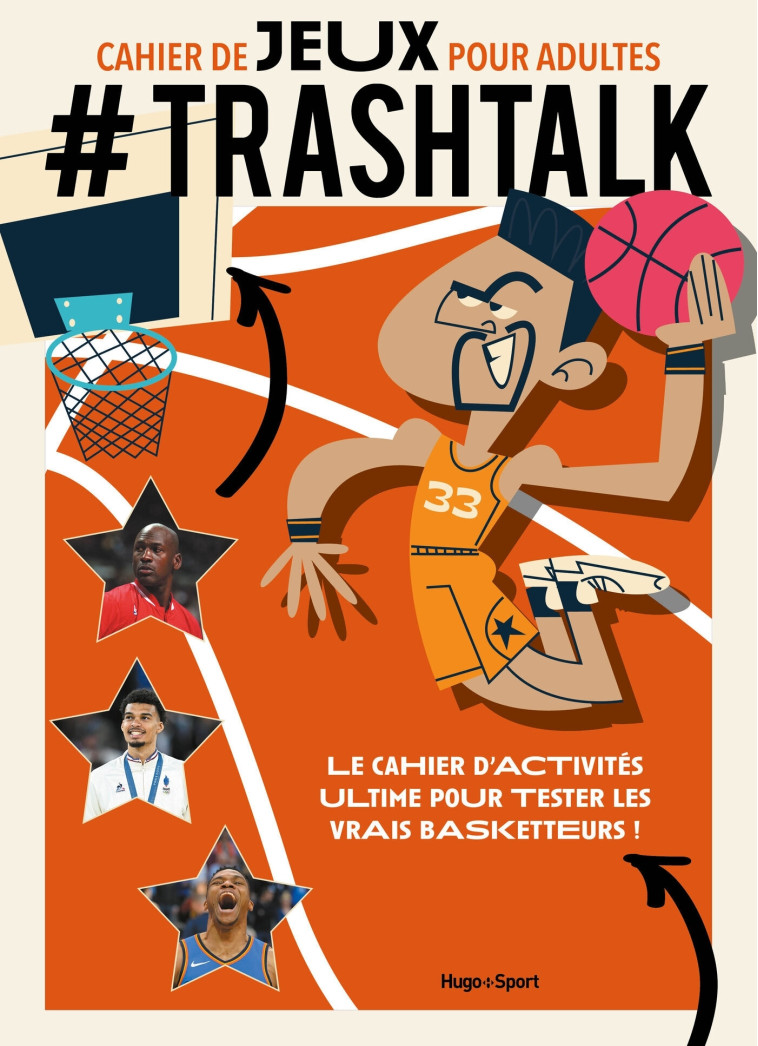 #Trashtalk cahier de jeux pour adultes -   - HUGO SPORT