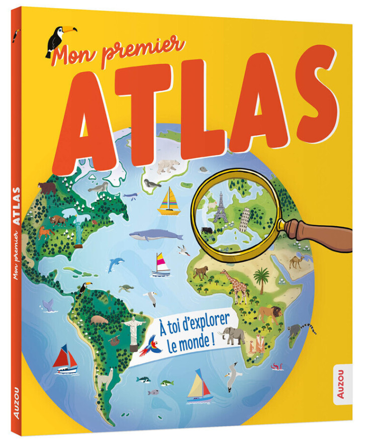 Mon premier atlas - Marie-France DELHOMME, Sabine ELISSEE, Sabrina LANNELUC, Audrey PRIVAT-COLNAT, Agnès Vandewiele, Manuel ALVES SUREIN - AUZOU
