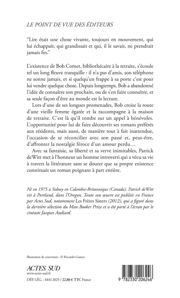 L'Homme qui aimait les livres - Patrick Dewitt, Philippe Aronson, Emmanuelle Aronson - ACTES SUD