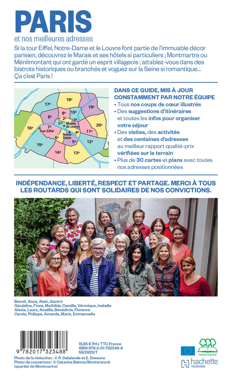 Guide du Routard Paris 2025/26 -   - HACHETTE TOURI