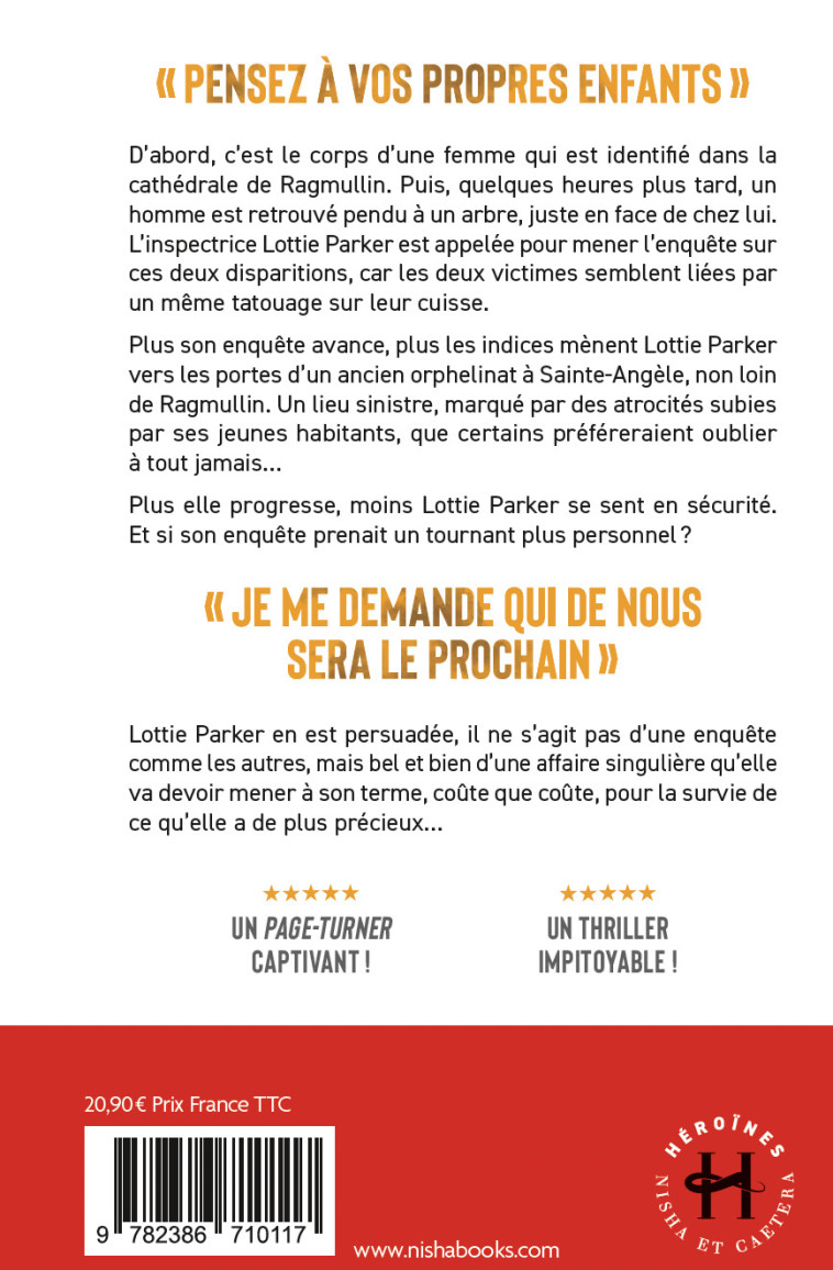 Les disparus de Sainte-Angèle - Patricia Gibney, Jeanne Heneug - NISHA EDITIONS