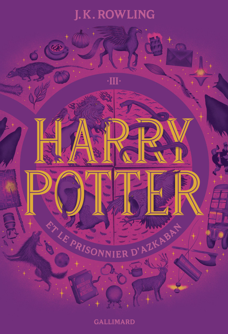 Harry Potter et le prisonnier d'Azkaban - J.K. Rowling, Jean-François Ménard - GALLIMARD JEUNE